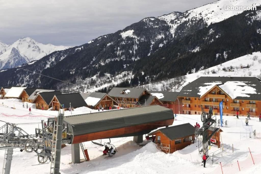 Saint Francois Longchamps Loc A La Montagne Avec Piscine Ete Hiver Vg23 Zewnętrze zdjęcie